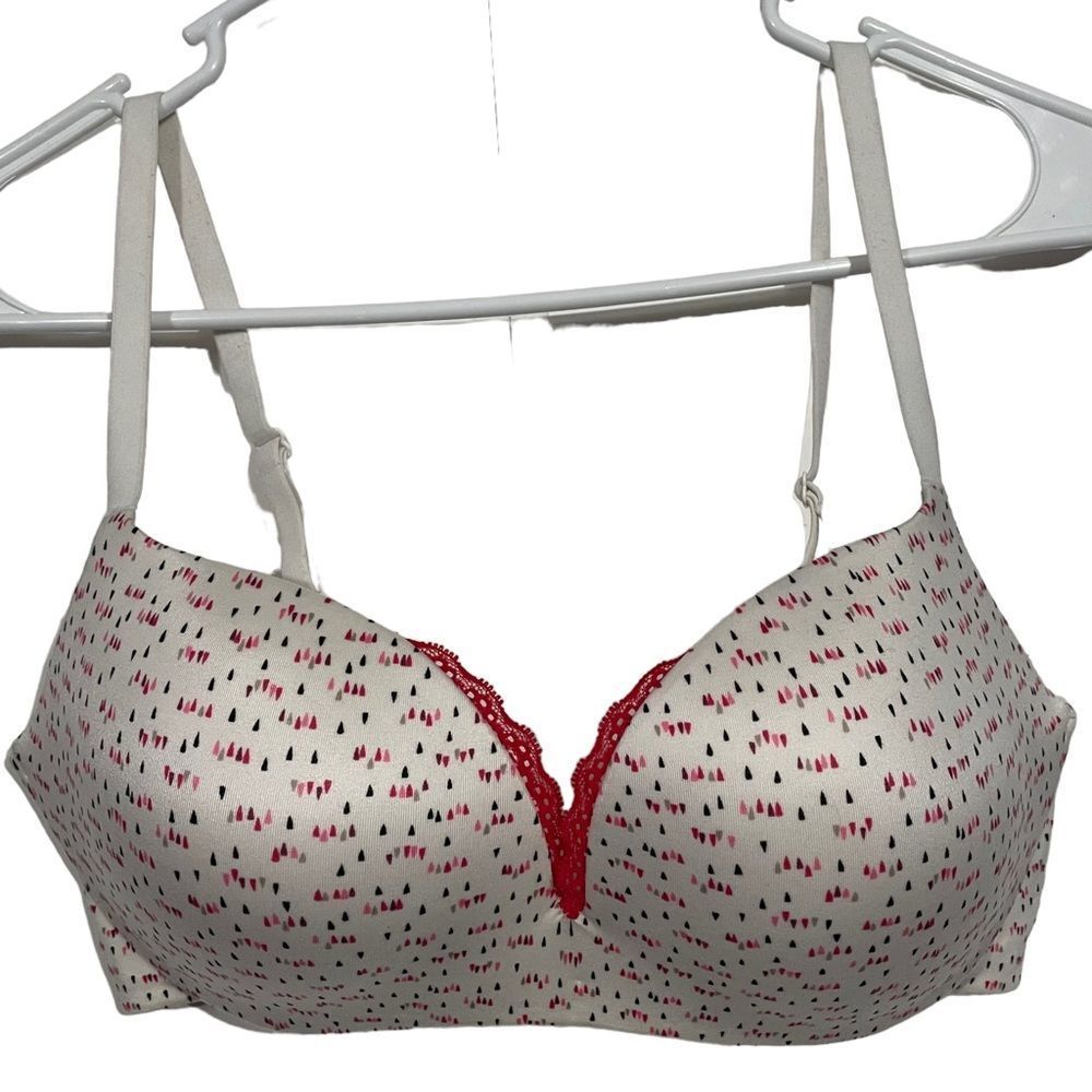 Victoria’s Secret 34D Plunge Patterned Bra